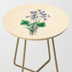  Violets by Clarissa Munger Badger, 1859 (benefitting The Nature Conservancy) Side Table Gallery Image 2