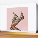 These Boots - Leopard Print II Wall Mural Gallery Image 2