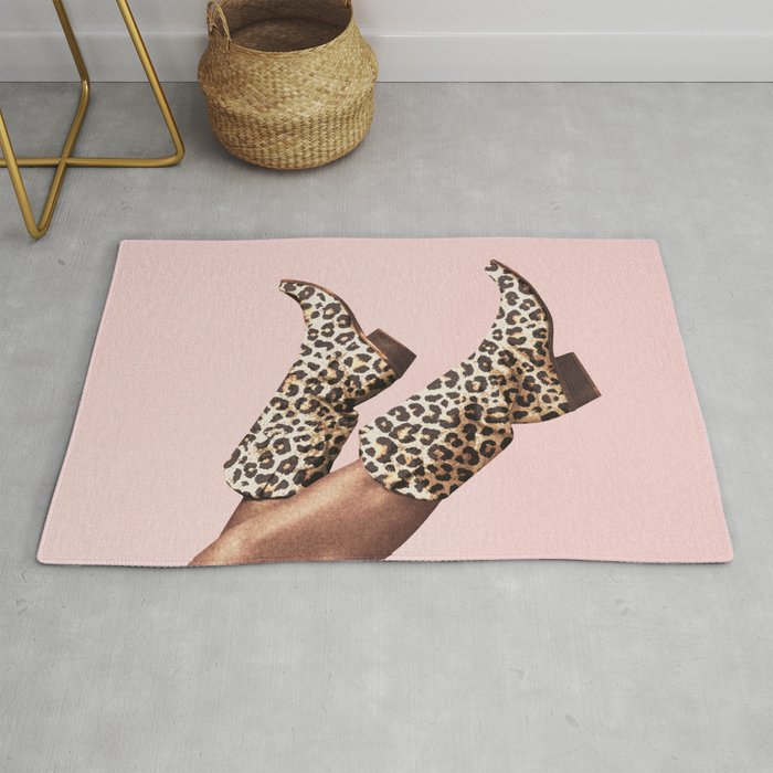 These Boots - Leopard Print II Rug Gallery Image 1