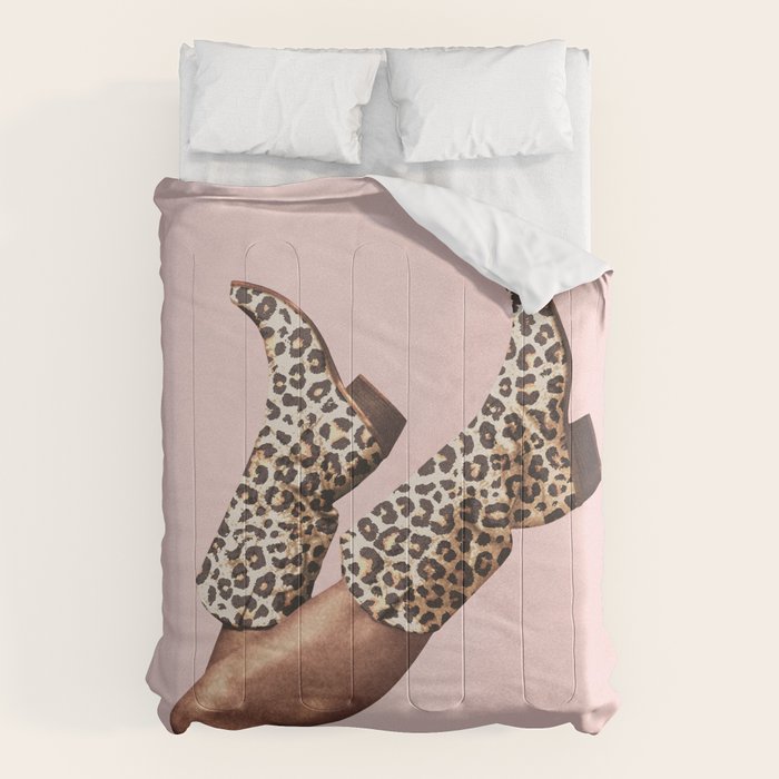 These Boots - Leopard Print II Comforter Gallery Image 6