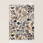 Moody Blooms Dark Neutral Stationery Card Gallery Image 2