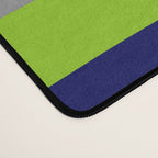 Midcentury Modern Abstract Lime Green Palm Springs Pattern with Navy Blue, Gray, and White Desk Mat Gallery Image 4