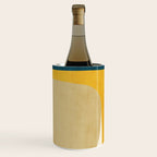 Green Tones Abstract Mid-Century Fall Artwork Wine Chiller Gallery Image 3