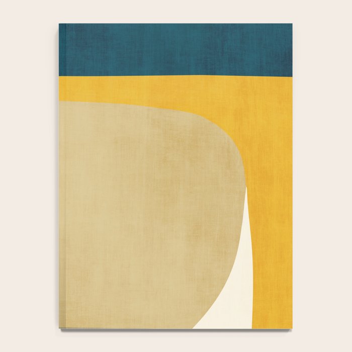 Green Tones Abstract Mid-Century Fall Artwork Notebook Gallery Image 4
