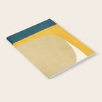 Green Tones Abstract Mid-Century Fall Artwork Notebook Gallery Image 2