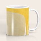 Green Tones Abstract Mid-Century Fall Artwork Coffee Mug Gallery Image 1