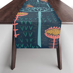 Block print bunny Table Runner Gallery Image 1