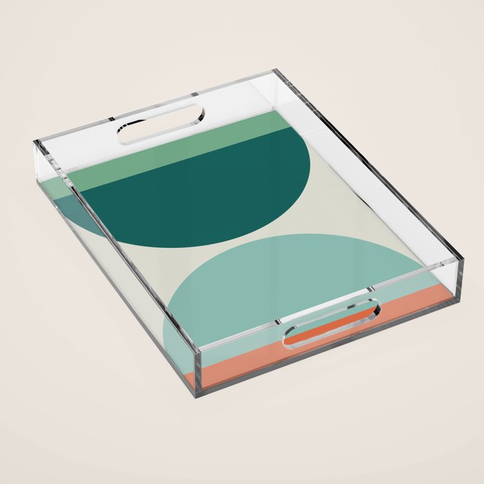 Abstract Geometric 20 Acrylic Tray Gallery Image 1