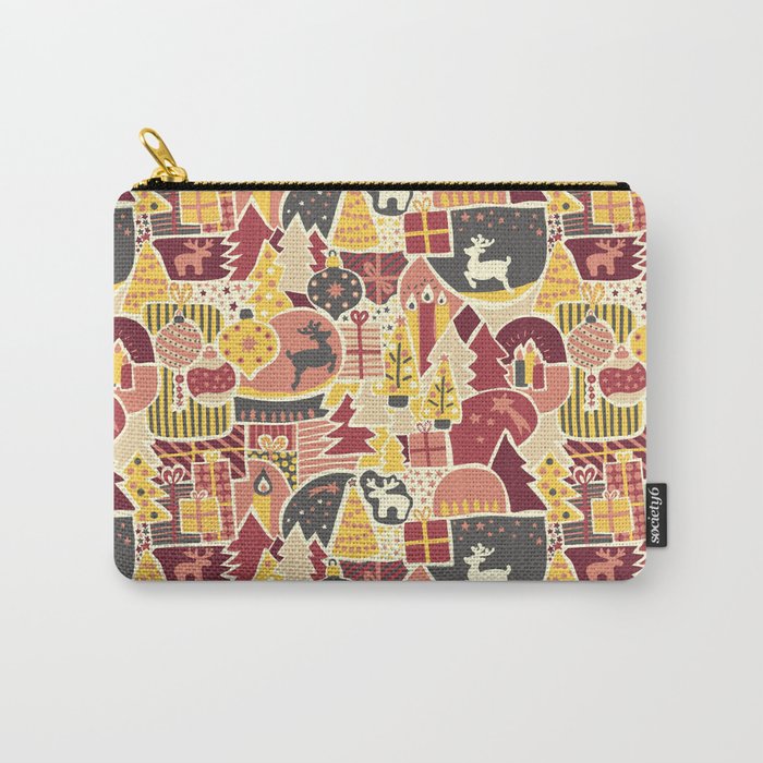 Christmas Holiday Collage Carry All Pouch Gallery Image 1