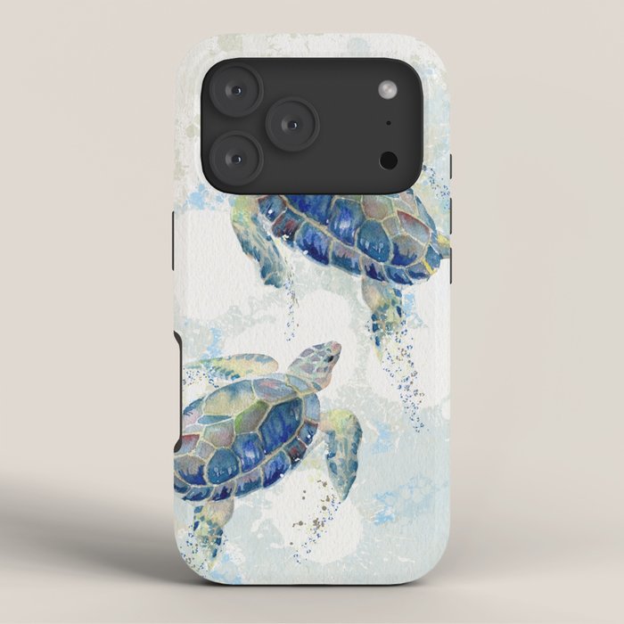 Swimming Together 2 - Sea Turtle  iPhone Case Gallery Image 3