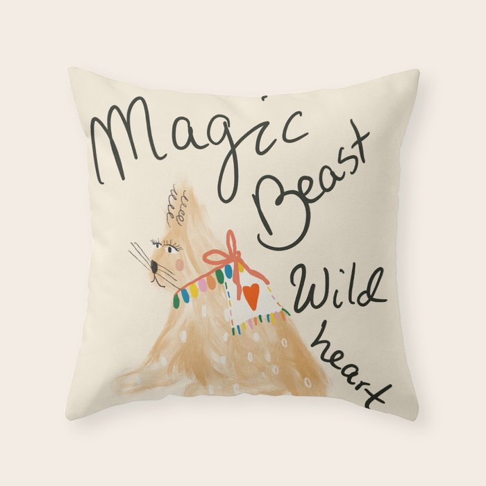 Magic Beast Throw Pillow Gallery Image 6