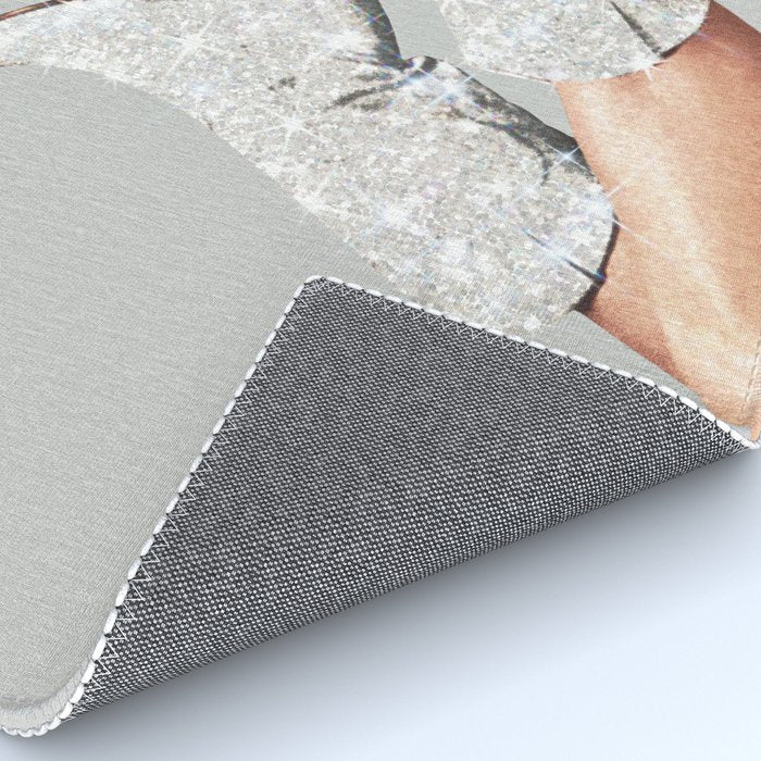 These Boots - Glitter Silver Rug Gallery Image 4