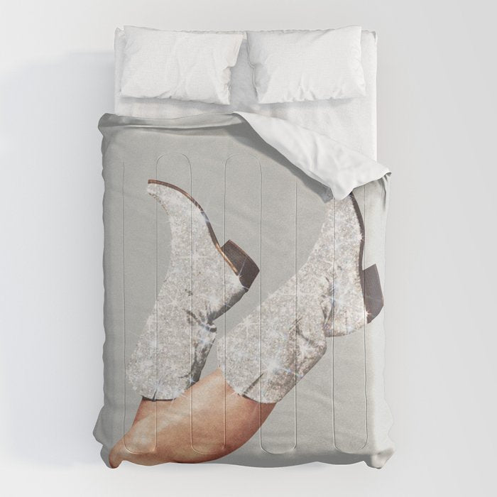 These Boots - Glitter Silver Comforter Gallery Image 6