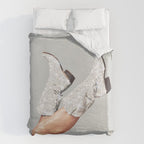 These Boots - Glitter Silver Duvet Cover Gallery Image 6