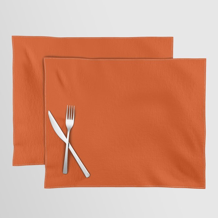 Burnt Orange Placemat Gallery Image 1