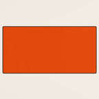 Burnt Orange Desk Mat Gallery Image 3