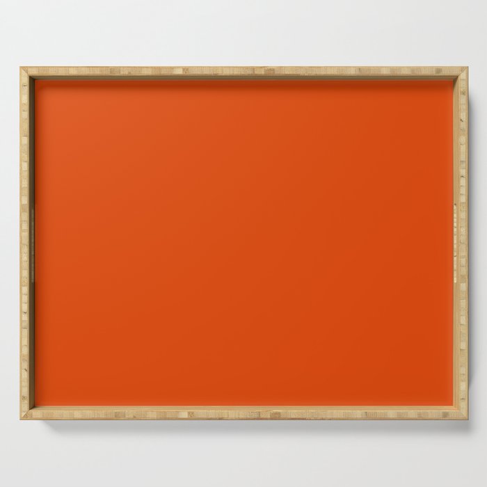 Burnt Orange Serving Tray Gallery Image 1