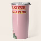 Four Seasons Total Landscaping (Pink) Travel Mug Gallery Image 2