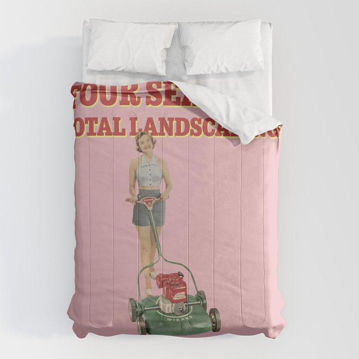 Four Seasons Total Landscaping (Pink) Comforter Gallery Image 1