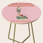 Four Seasons Total Landscaping (Pink) Side Table Gallery Image 2