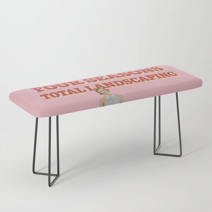 Four Seasons Total Landscaping (Pink) Bench Gallery Image 1