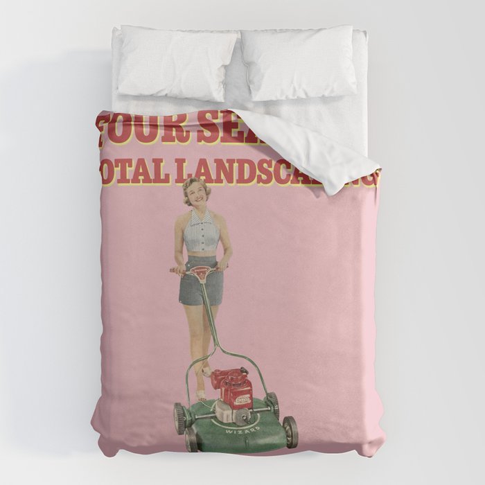 Four Seasons Total Landscaping (Pink) Duvet Cover Gallery Image 6
