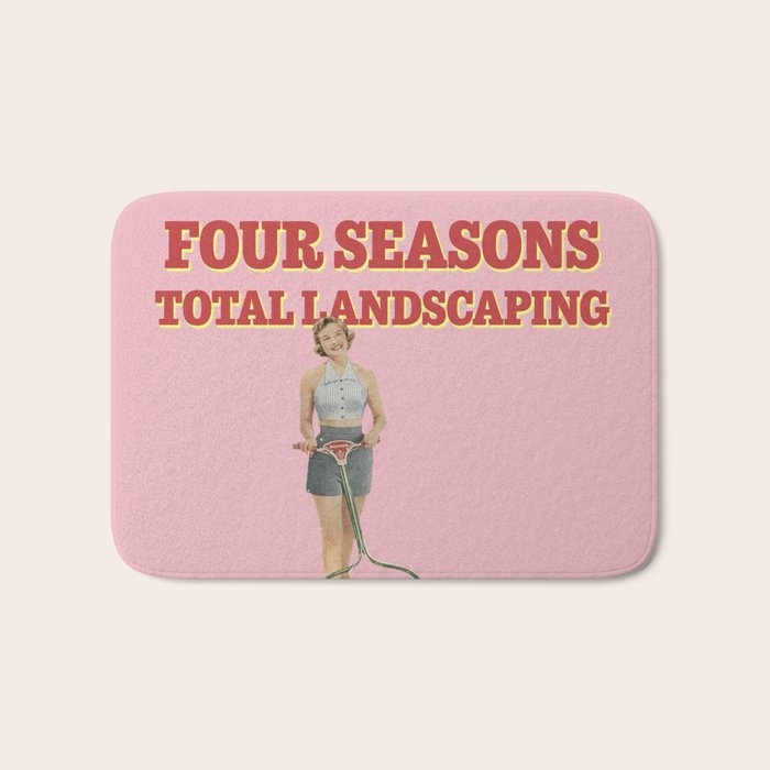 Four Seasons Total Landscaping (Pink) Bath Mat Gallery Image 1