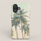Tropical Skies - Palm Trees, Beach Photography iPhone Case Gallery Image 1