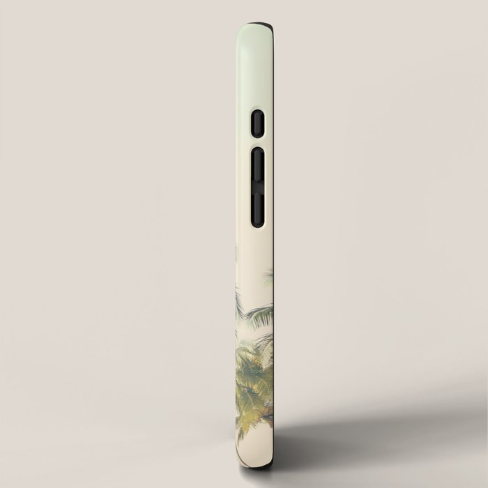 Tropical Skies - Palm Trees, Beach Photography iPhone Case Gallery Image 2