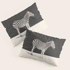 MINIMAL ANIMAL / Zebra Pillow Sham Gallery Image 3