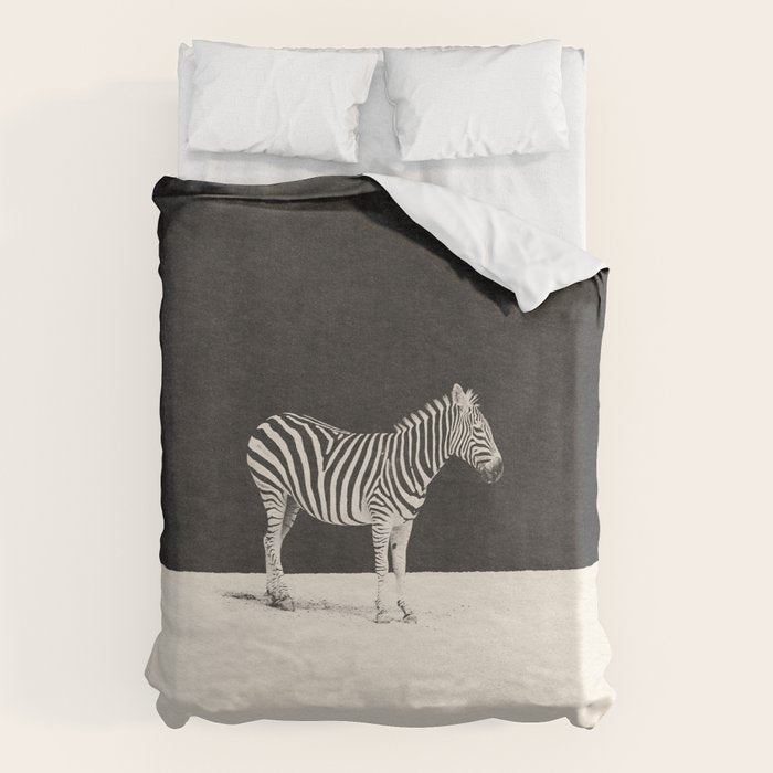 MINIMAL ANIMAL / Zebra Duvet Cover Gallery Image 1