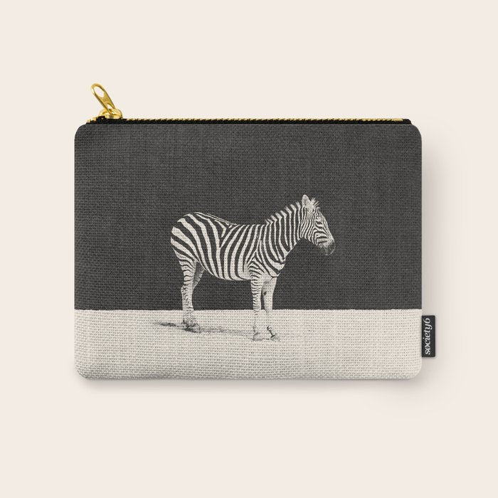 MINIMAL ANIMAL / Zebra Carry All Pouch Gallery Image 1
