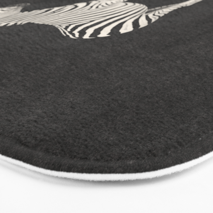 MINIMAL ANIMAL / Zebra Bath Mat Gallery Image 3