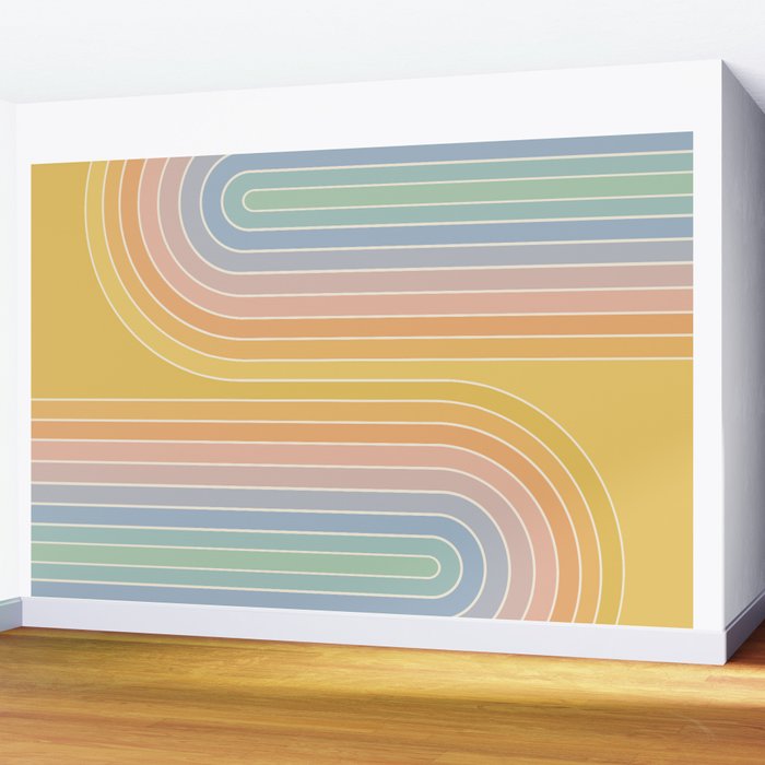 Gradient Curvature III Wall Mural Gallery Image 2