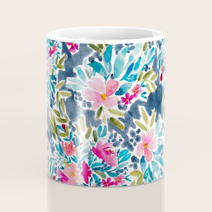Aria - Blue Coffee Mug Gallery Image 4