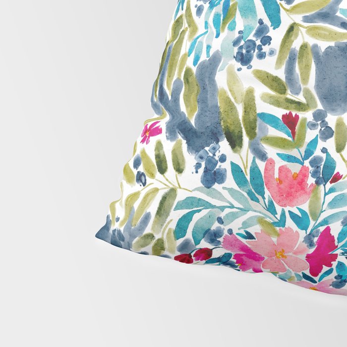 Aria - Blue Pillow Sham Gallery Image 4