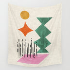 Midcentury Float Wall Tapestry Gallery Image 4
