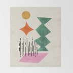 Midcentury Float Throw Blanket Gallery Image 2