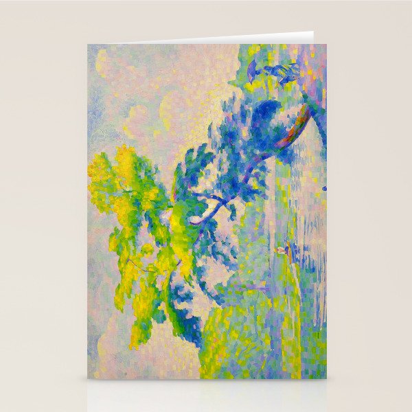 Bending Tree 1905 Henri-Edmond Cross Neo-Impressionism Pointillism Oil Painting Stationery Card Gallery Image 1