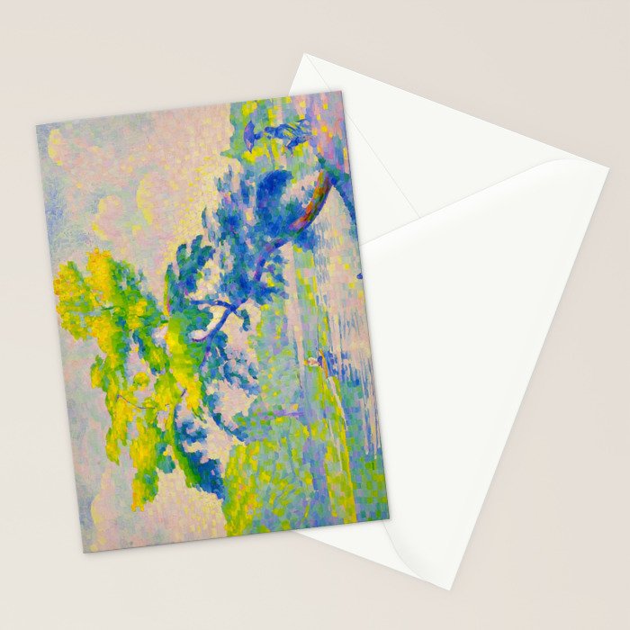 Bending Tree 1905 Henri-Edmond Cross Neo-Impressionism Pointillism Oil Painting Stationery Card Gallery Image 2