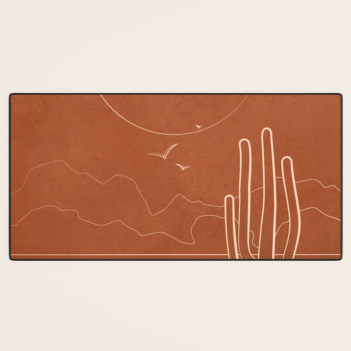 Sun over the Desert 1 Desk Mat Gallery Image 3