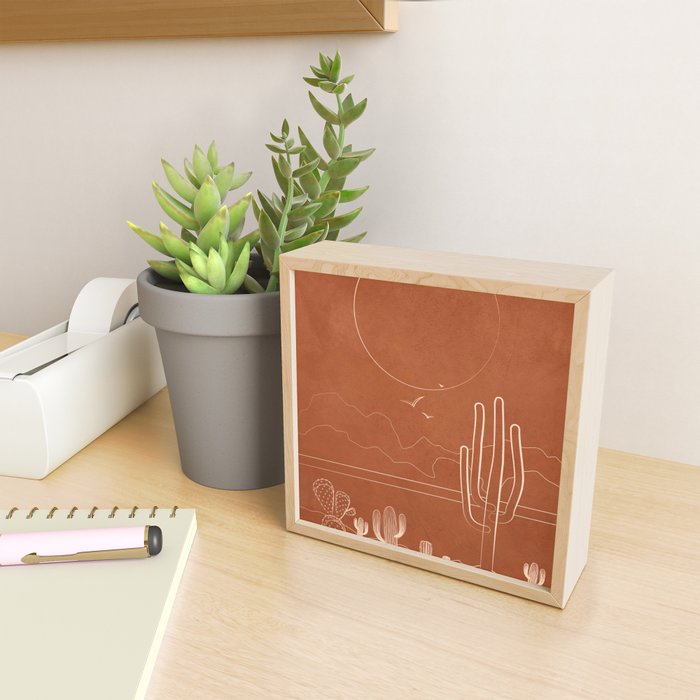 Sun over the Desert 1 Mini Art Print Gallery Image 2