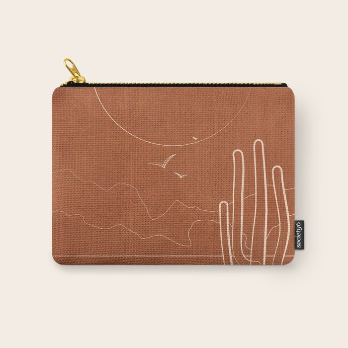 Sun over the Desert 1 Carry All Pouch Gallery Image 1