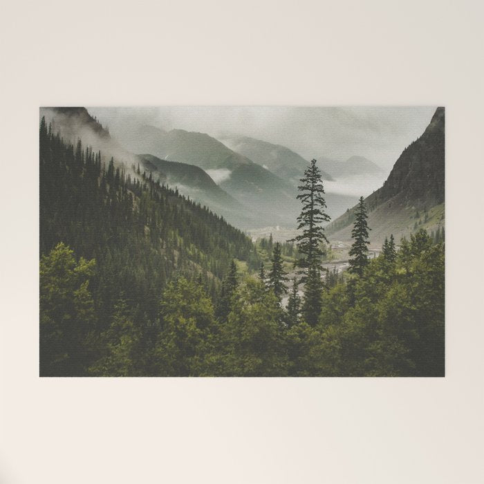 Mountain Valley of Forever Welcome Mat Gallery Image 1
