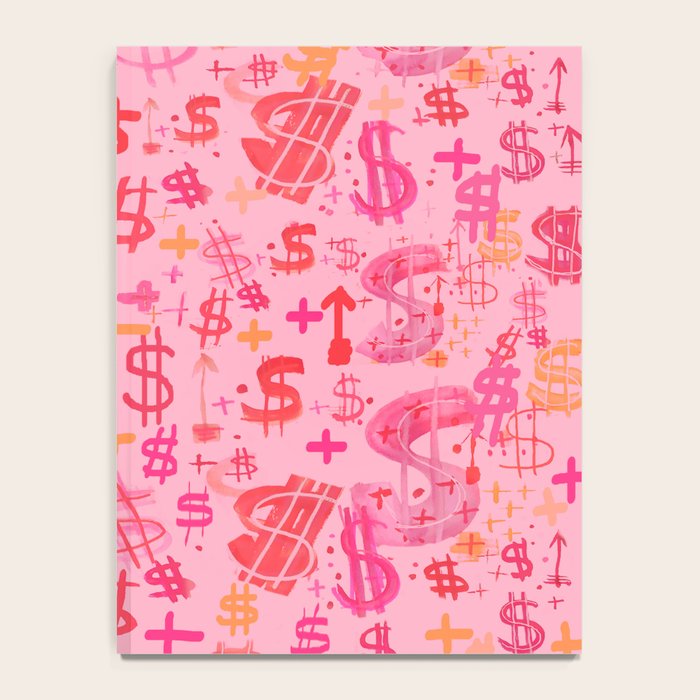 Pink Dollar Signs Notebook Gallery Image 4