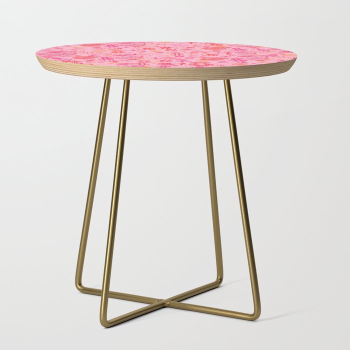 Pink Dollar Signs Side Table