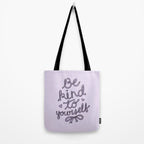 Be Kind to Yourself in Purple Tote Bag Gallery Image 2