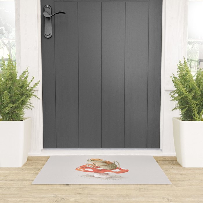Awkward Toad Ready for Adventure Welcome Mat Gallery Image 3