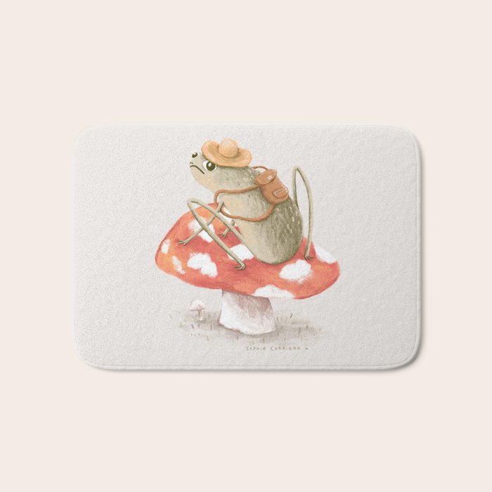 Awkward Toad Ready for Adventure Bath Mat Gallery Image 1