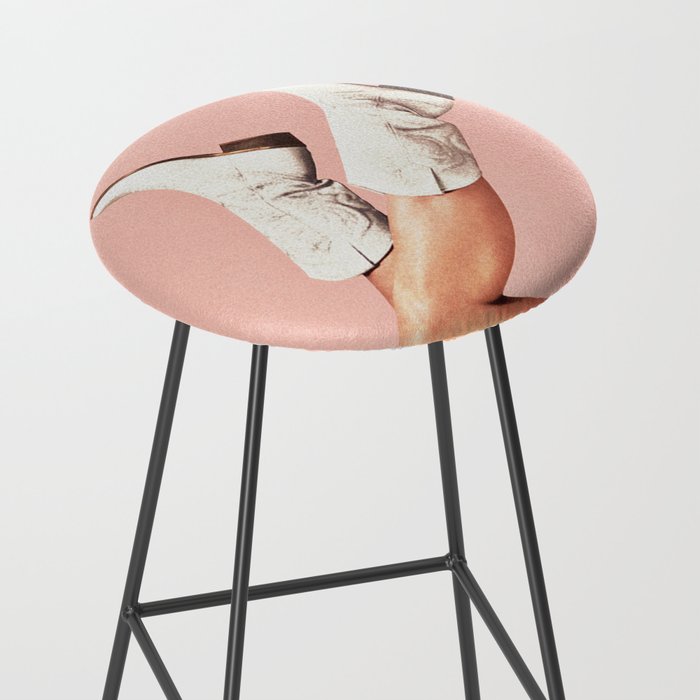 These Boots - Peach / Pink Stool Gallery Image 2